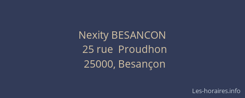 Nexity BESANCON