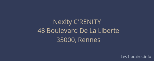 Nexity C'RENITY
