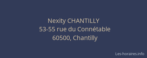 Nexity CHANTILLY