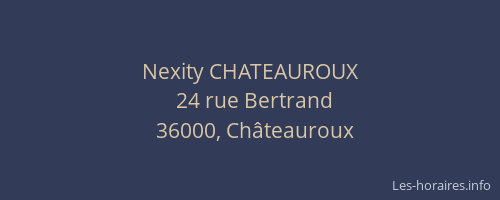 Nexity CHATEAUROUX