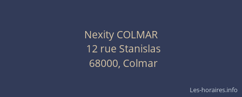 Nexity COLMAR