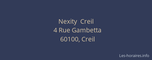 Nexity  Creil