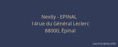 Nexity - EPINAL