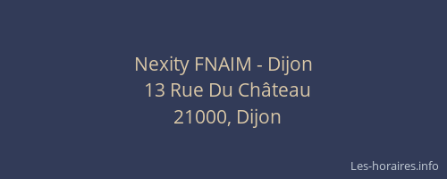 Nexity FNAIM - Dijon