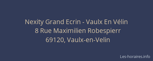 Nexity Grand Ecrin - Vaulx En Vélin