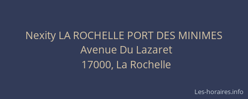 Nexity LA ROCHELLE PORT DES MINIMES