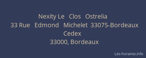 Nexity Le   Clos   Ostrelia