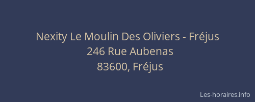 Nexity Le Moulin Des Oliviers - Fréjus