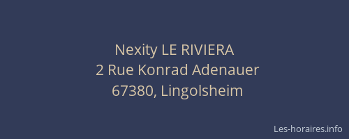 Nexity LE RIVIERA