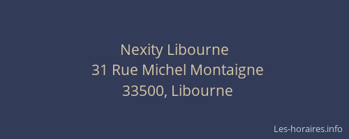 Nexity Libourne