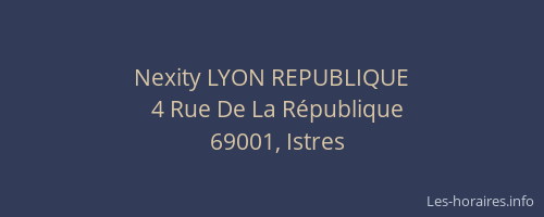 Nexity LYON REPUBLIQUE