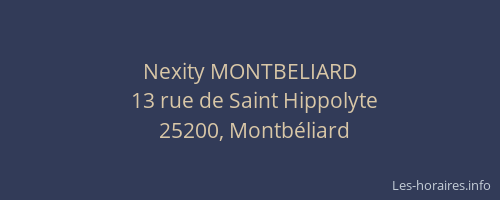 Nexity MONTBELIARD