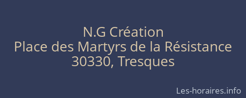 N.G Création