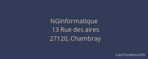 NGinformatique