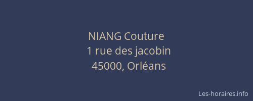 NIANG Couture