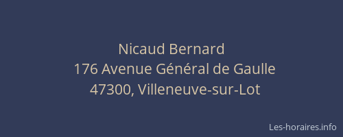 Nicaud Bernard