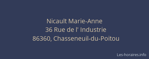 Nicault Marie-Anne