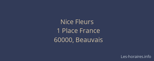 Nice Fleurs