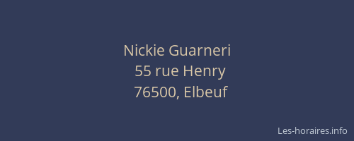 Nickie Guarneri