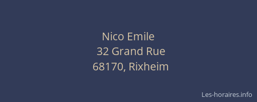 Nico Emile