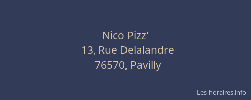 Nico Pizz'