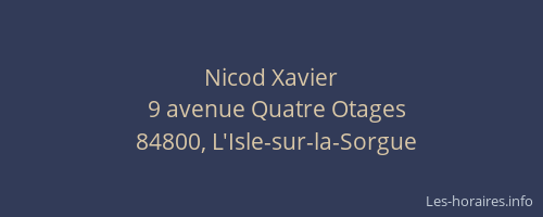 Nicod Xavier