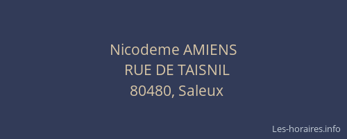 Nicodeme AMIENS
