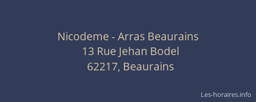 Nicodeme - Arras Beaurains