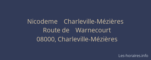 Nicodeme    Charleville-Mézières