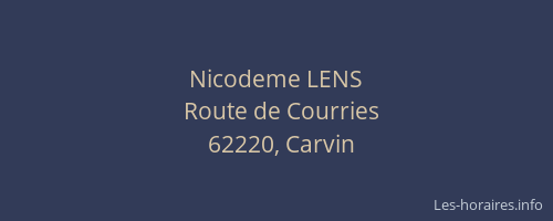 Nicodeme LENS