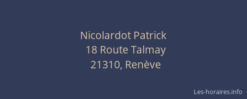 Nicolardot Patrick