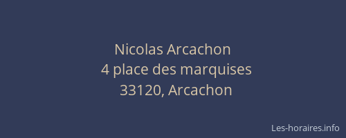 Nicolas Arcachon