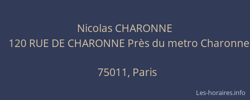 Nicolas CHARONNE