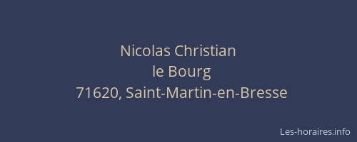 Nicolas Christian