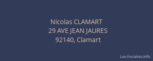 Nicolas CLAMART