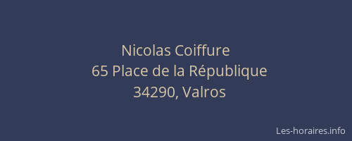 Nicolas Coiffure