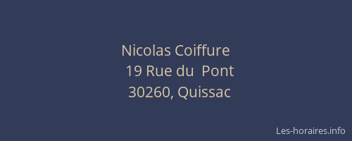 Nicolas Coiffure