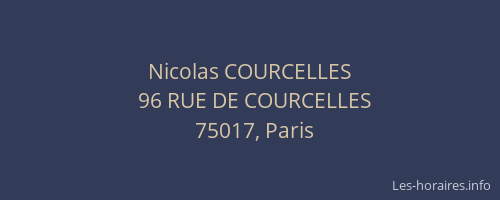 Nicolas COURCELLES