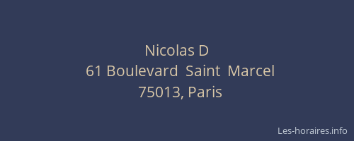 Nicolas D