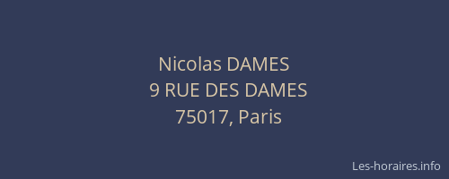 Nicolas DAMES
