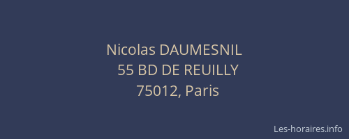 Nicolas DAUMESNIL