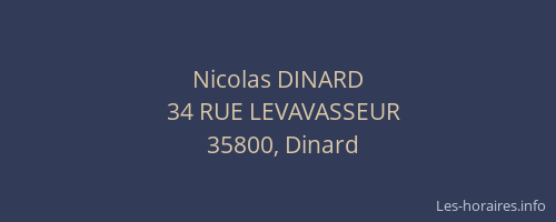 Nicolas DINARD