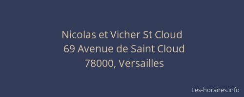 Nicolas et Vicher St Cloud