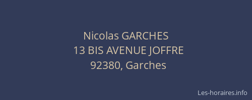 Nicolas GARCHES