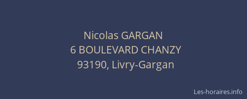 Nicolas GARGAN