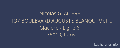 Nicolas GLACIERE
