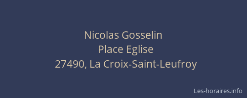 Nicolas Gosselin