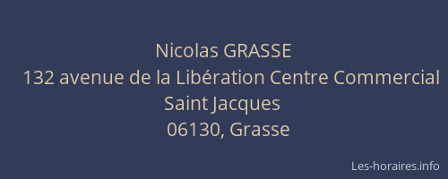 Nicolas GRASSE