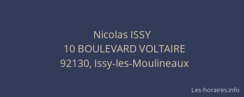Nicolas ISSY