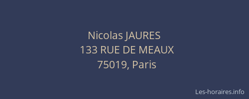 Nicolas JAURES